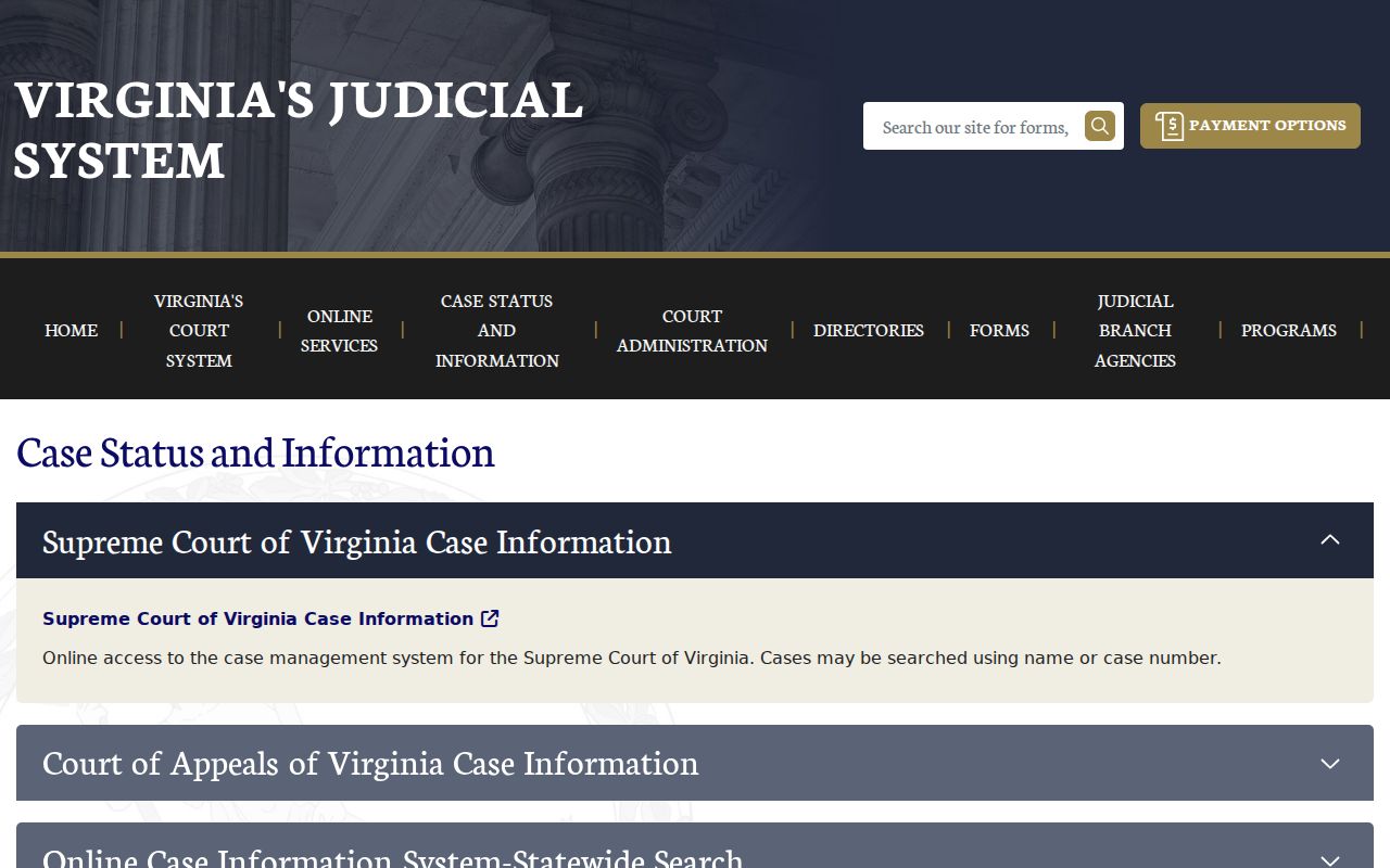Prince George County warrant records: Virginia Judiciary court case-information hub